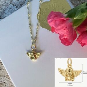 🌸Angel Pendant on 18” Necklace
